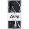 NBA Los Angeles Lakers Marble Galaxy S23 Ultra Clear Case