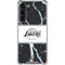 NBA Los Angeles Lakers Marble Galaxy S24 FE Clear Case