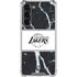 NBA Los Angeles Lakers Marble Galaxy S24 FE Clear Case