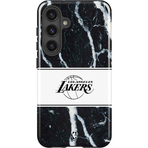 NBA Los Angeles Lakers Marble Galaxy S25 Impact Case