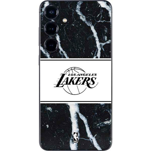 NBA Los Angeles Lakers Marble Galaxy S25 Plus Skin