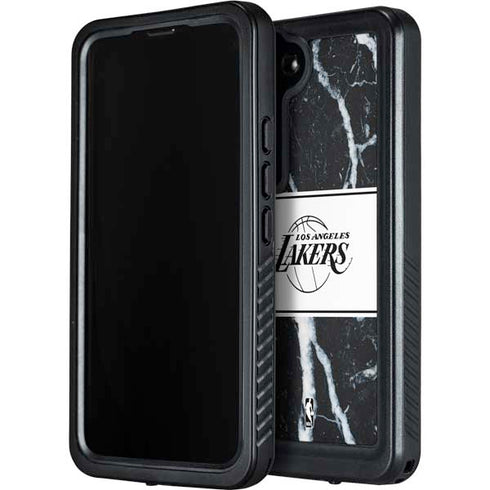 NBA Los Angeles Lakers Marble Galaxy S24 Plus Waterproof Case