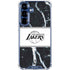 NBA Los Angeles Lakers Marble Galaxy S25 Clear Case