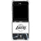NBA Los Angeles Lakers Marble Galaxy Z Flip6 Clear Case