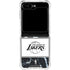 NBA Los Angeles Lakers Marble Galaxy Z Flip6 Clear Case