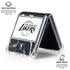 NBA Los Angeles Lakers Marble Galaxy Z Flip6 Clear Case