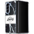 NBA Los Angeles Lakers Marble Galaxy Z Fold5 5G Clear Case