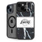NBA Los Angeles Lakers Marble iPhone 15 Kickstand Case