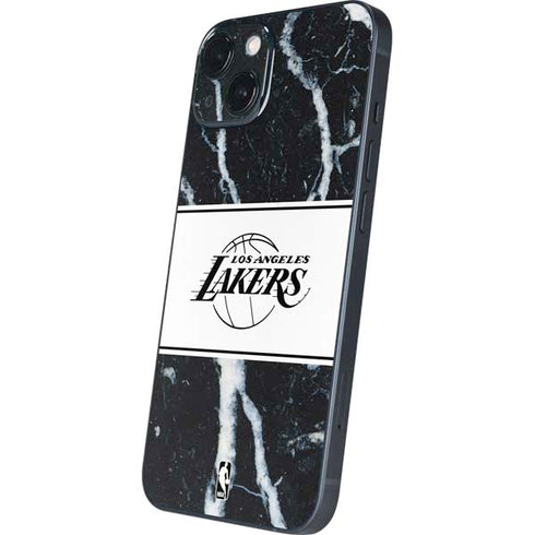 NBA Los Angeles Lakers Marble iPhone 15 Skin