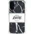 NBA Los Angeles Lakers Marble iPhone 16 Clear Case