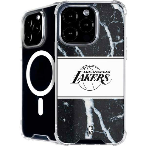 NBA Los Angeles Lakers Marble iPhone 16 Pro MagSafe Case