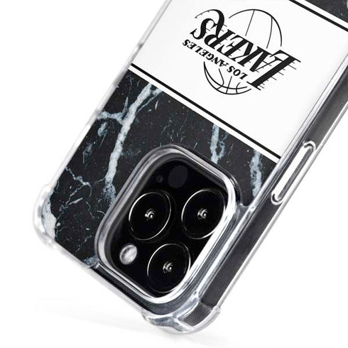 NBA Los Angeles Lakers Marble iPhone 16 Pro Max MagSafe Case
