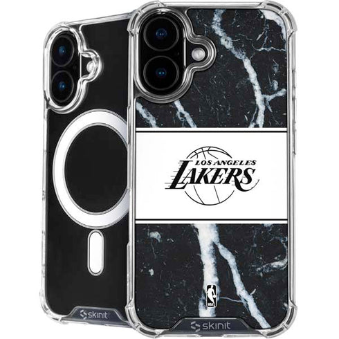 NBA Los Angeles Lakers Marble iPhone 17 MagSafe Case