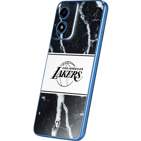 NBA Los Angeles Lakers Marble Moto G Play 4G (2024) Skin