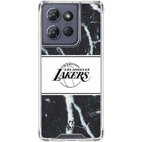 NBA Los Angeles Lakers Marble Moto G Power 5G (2025) Clear Case