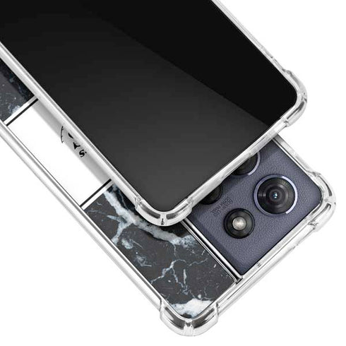 NBA Los Angeles Lakers Marble Moto G Stylus 5G (2025) Clear Case