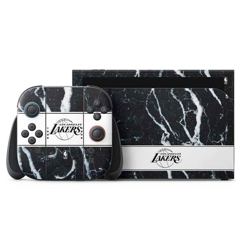 NBA Los Angeles Lakers Marble Nintendo Switch 2 (2025) with Joy-Con Skin