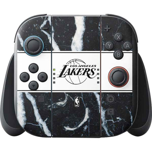NBA Los Angeles Lakers Marble Nintendo Switch 2 (2025) with Joy-Con Skin