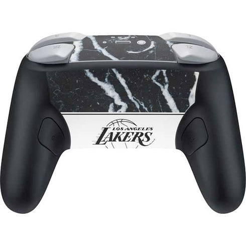 NBA Los Angeles Lakers Marble Nintendo Switch 2 (2025) Pro Controller Skin