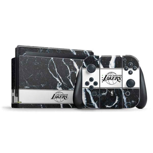 NBA Los Angeles Lakers Marble Nintendo Skins