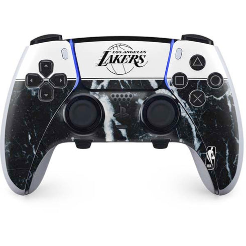 NBA Los Angeles Lakers Marble PS5 DualSense Edge Pro Controller Skin