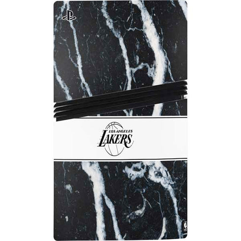 NBA Los Angeles Lakers Marble PS5 Pro Bundle Skin