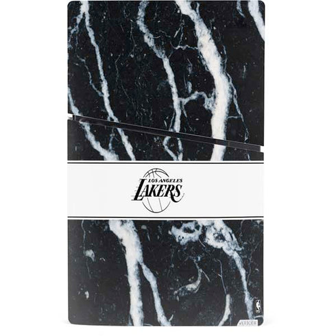 NBA Los Angeles Lakers Marble PS5 Slim Digital Edition Console Skin