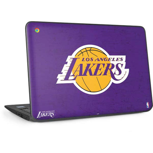 NBA Los Angeles Lakers Purple Primary Logo HP Chromebook Skin