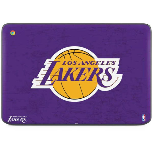 NBA Los Angeles Lakers Purple Primary Logo HP Chromebook Skin