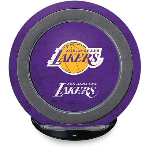 NBA Los Angeles Lakers Purple Primary Logo Fast Charge Wireless Charging Stand Skin