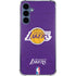 NBA Los Angeles Lakers Purple Primary Logo Galaxy A35 5G Clear Case