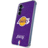 NBA Los Angeles Lakers Purple Primary Logo Galaxy A35 5G Clear Case