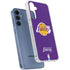 NBA Los Angeles Lakers Purple Primary Logo Galaxy A35 5G Clear Case