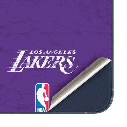 NBA Los Angeles Lakers Purple Primary Logo Galaxy A35 5G Skin