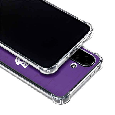 NBA Los Angeles Lakers Purple Primary Logo Galaxy A36 5G Clear Case