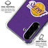 NBA Los Angeles Lakers Purple Primary Logo Galaxy A36 5G Clear Case