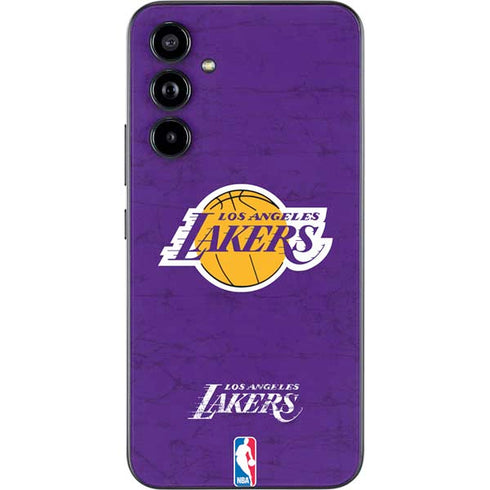 NBA Los Angeles Lakers Purple Primary Logo Galaxy A54 5G Skin