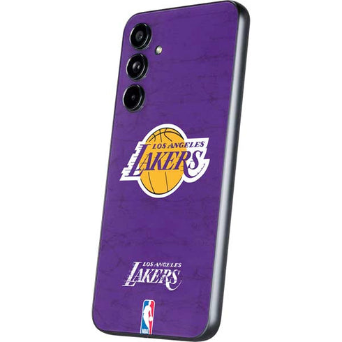 NBA Los Angeles Lakers Purple Primary Logo Galaxy A54 5G Skin