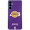 NBA Los Angeles Lakers Purple Primary Logo Galaxy A55 5G Clear Case