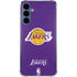 NBA Los Angeles Lakers Purple Primary Logo Galaxy A55 5G Clear Case