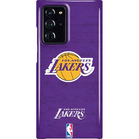 NBA Los Angeles Lakers Purple Primary Logo Galaxy Cases