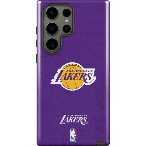 NBA Los Angeles Lakers Purple Primary Logo Galaxy S23 Ultra Pro Case