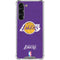NBA Los Angeles Lakers Purple Primary Logo Galaxy S24 FE Clear Case