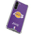 NBA Los Angeles Lakers Purple Primary Logo Galaxy S24 FE Clear Case