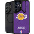 NBA Los Angeles Lakers Purple Primary Logo Galaxy S24 FE Kickstand Case