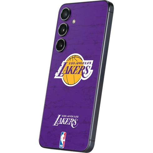 NBA Los Angeles Lakers Purple Primary Logo Galaxy S24 Plus Skin