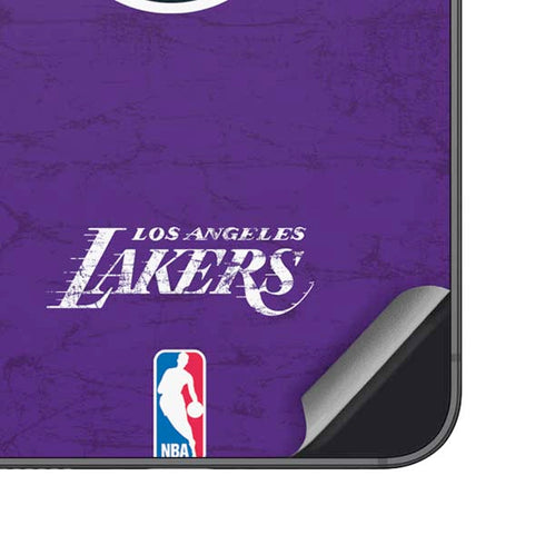 NBA Los Angeles Lakers Purple Primary Logo Galaxy S24 Skin