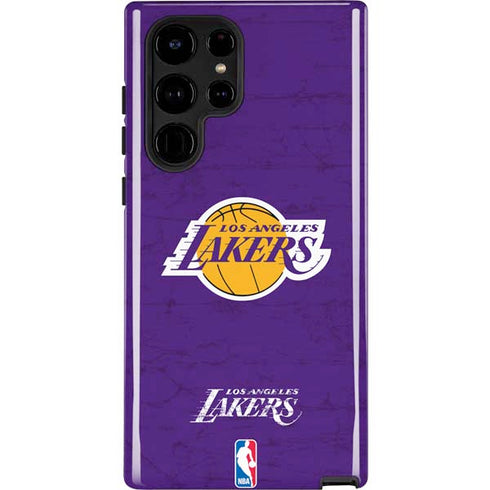 NBA Los Angeles Lakers Purple Primary Logo Galaxy Cases