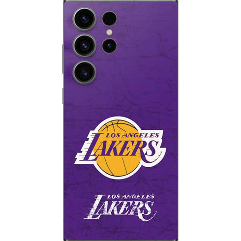 NBA Los Angeles Lakers Purple Primary Logo Galaxy S24 Ultra Skin
