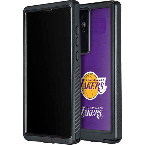 NBA Los Angeles Lakers Purple Primary Logo Galaxy S24 Ultra Waterproof Case